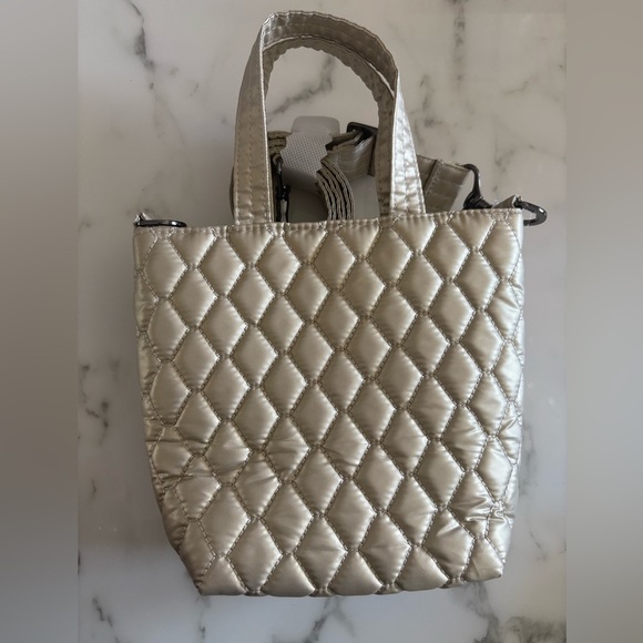 NWT LUG tip toe tote bag champagne gold - Picture 4 of 12